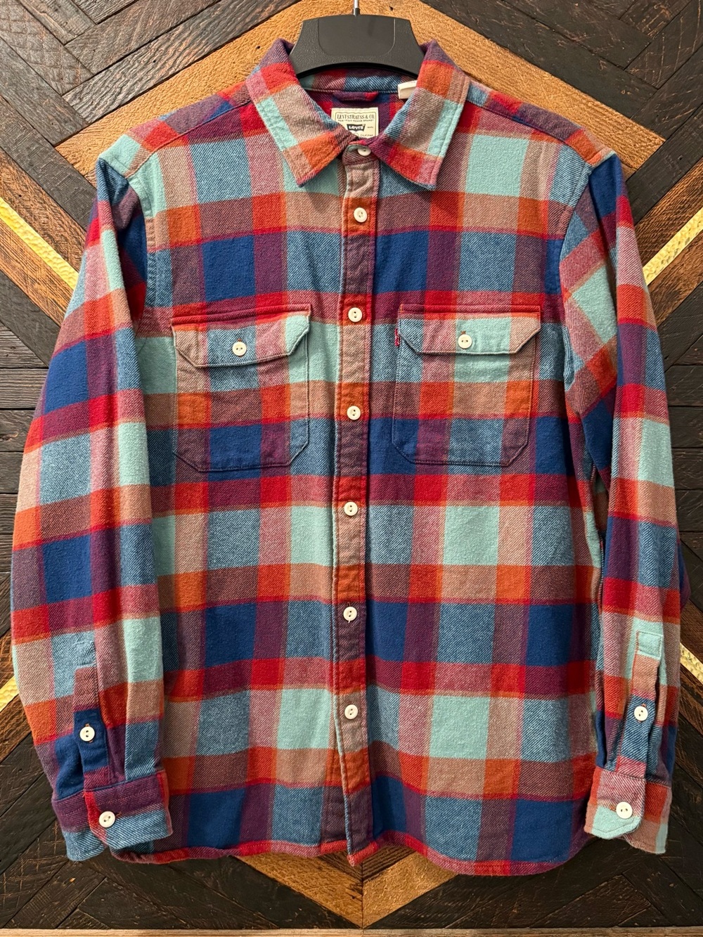 Levi’s Jackson Worked Plaid Flannel Shirt